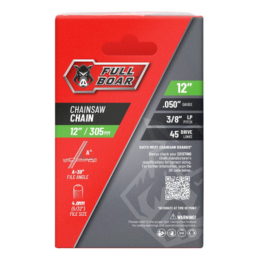 Full Boar Chainsaw Chain - 12" - 305mm - FBCSC-125045