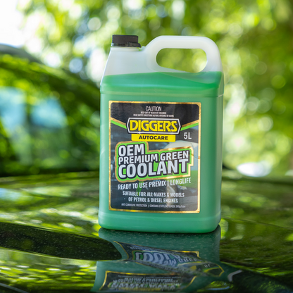Diggers OEM Premium Green Coolant - 5L