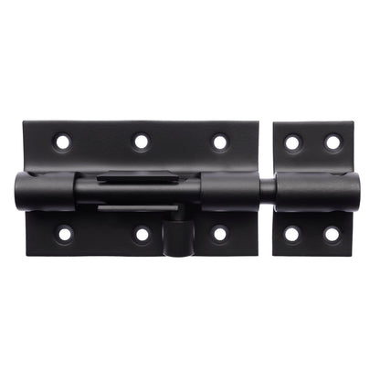 Zenith Matte Black Heavy Duty Barrel Bolt - 70 x 25 x 155mm