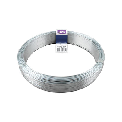 Jack Tie Wire - 1.57mm x 180m - Galvanised - Soft and Easy to Use