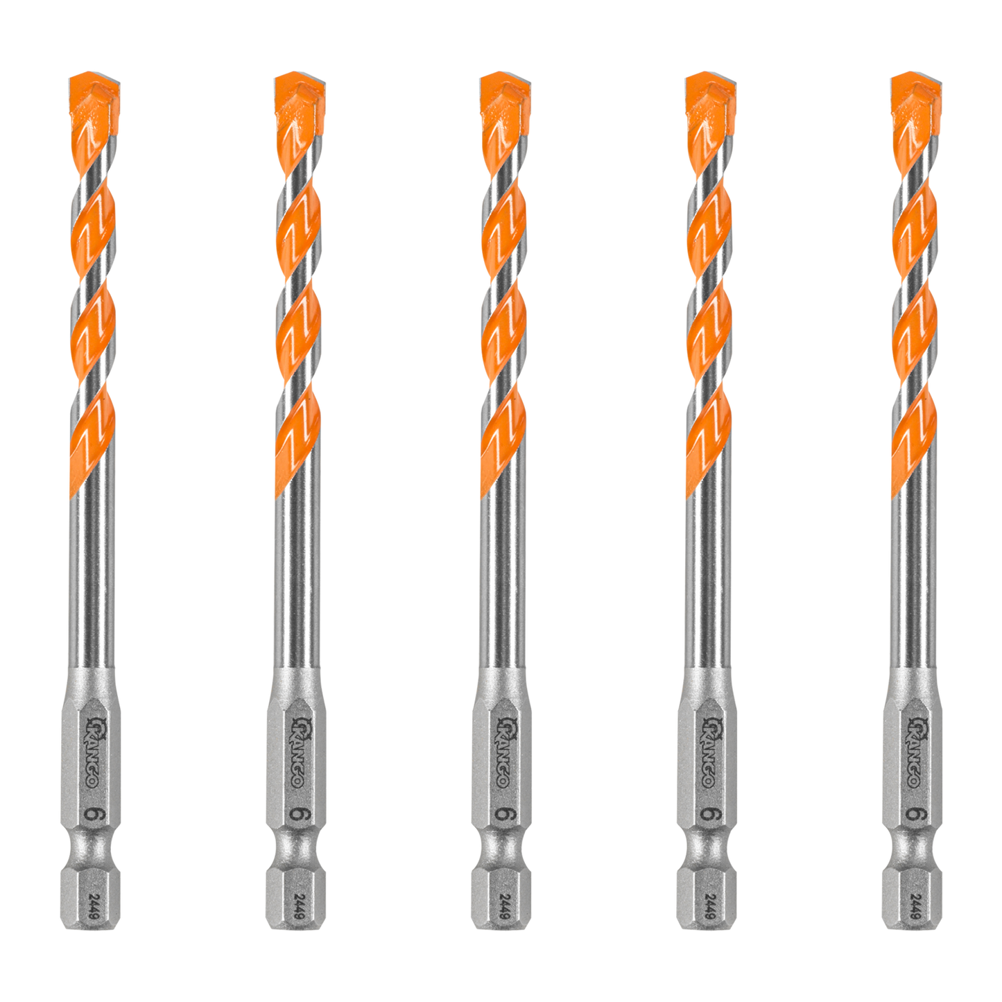 Kango Masonry Drill Bit - 6mm x 100mm - 5 Pack