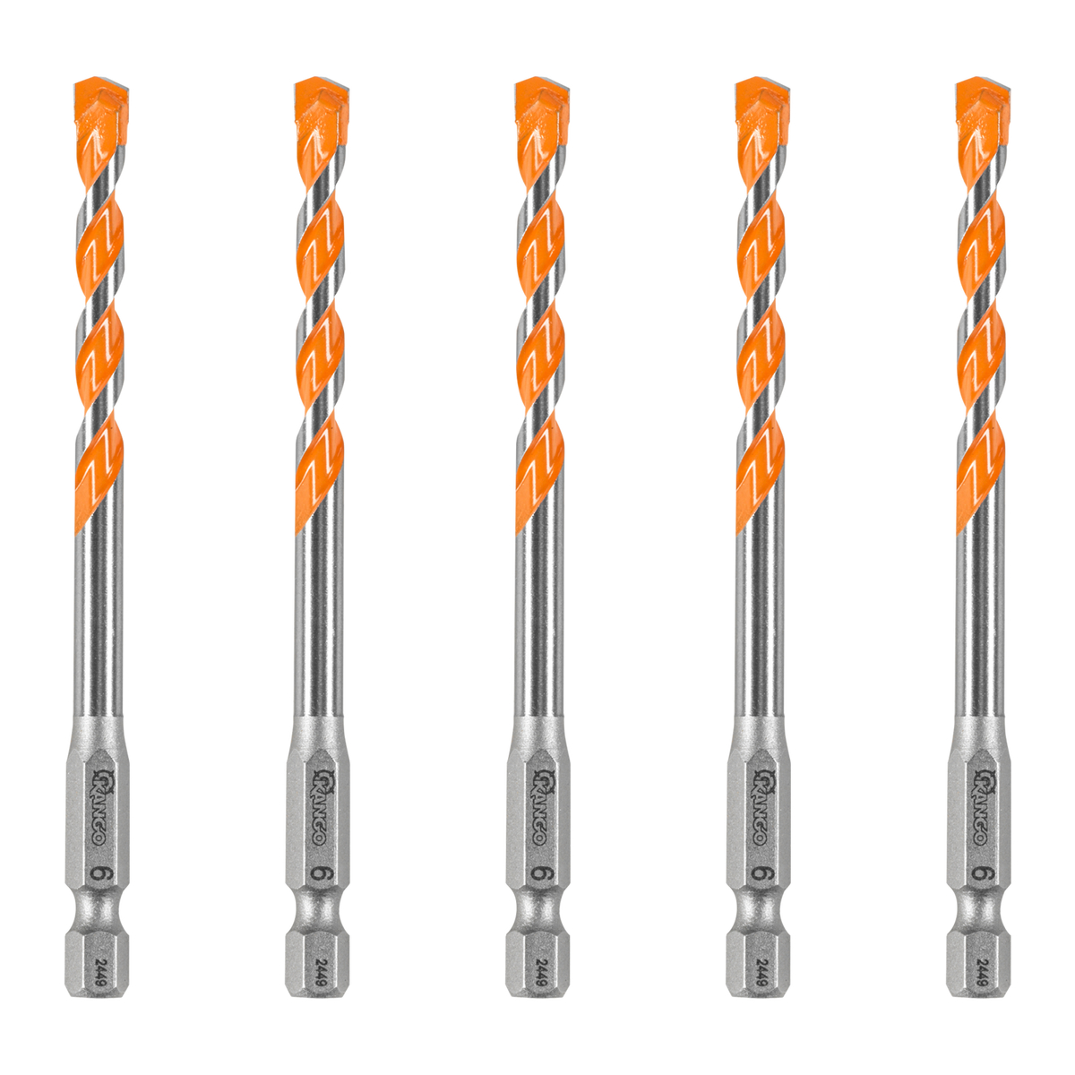 Kango Masonry Drill Bit 6mm x 100mm 5 Pack