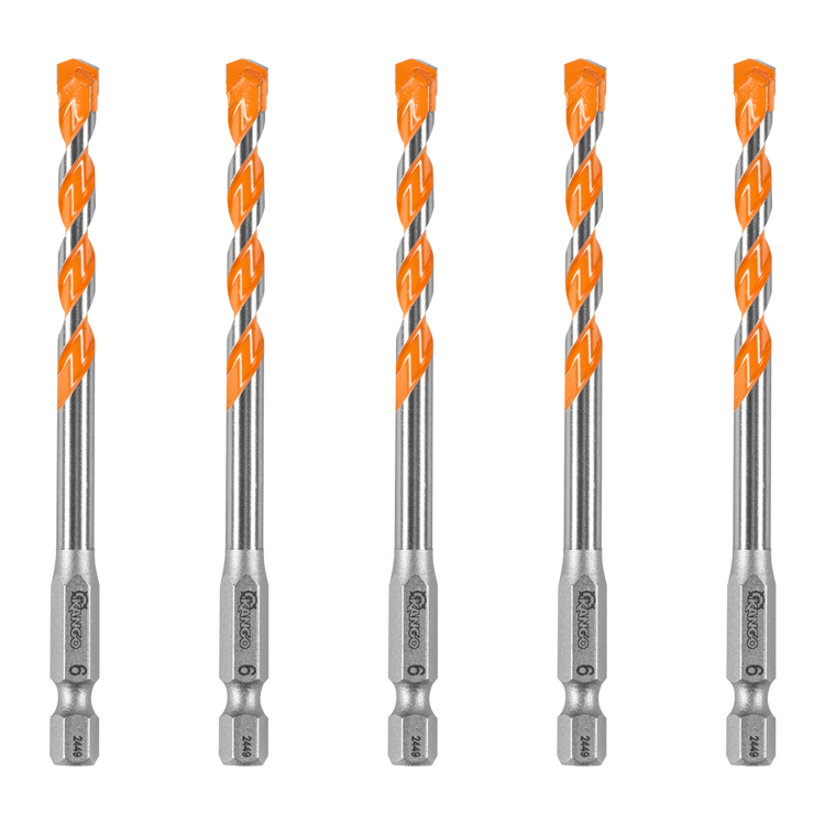 Kango Masonry Drill Bit 6mm x 100mm 5 Pack