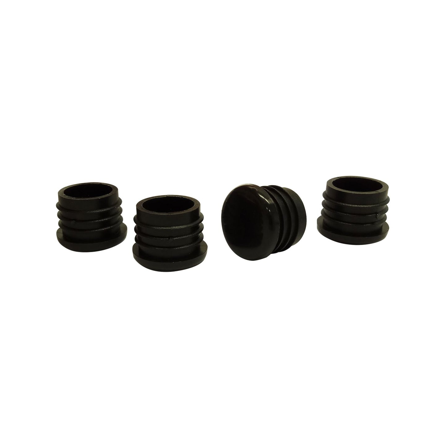 Surface Gard Black Round Plastic Internal Chair Tip - 22mm - 4 Pack