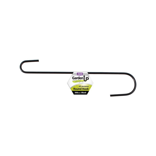 Jack All Purpose Round Hook - 300mm, Black