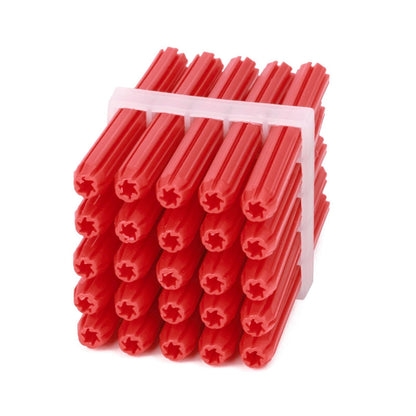 Ramset Red Frame Wall Plugs - 6 x 50mm - 25 Pack