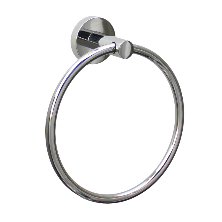 Barelli Toscana Towel Ring Polished Chrome