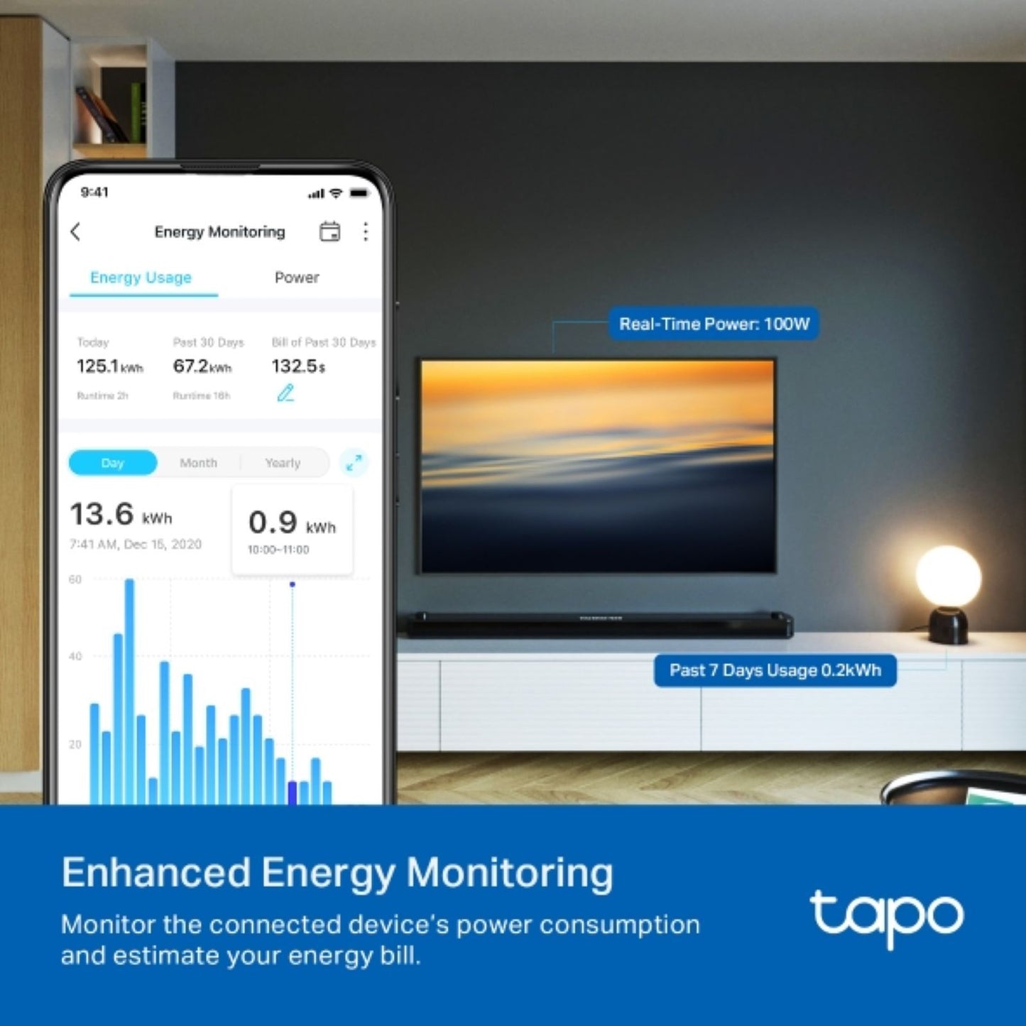TP-Link Tapo P110M Energy Monitoring Smart Plug