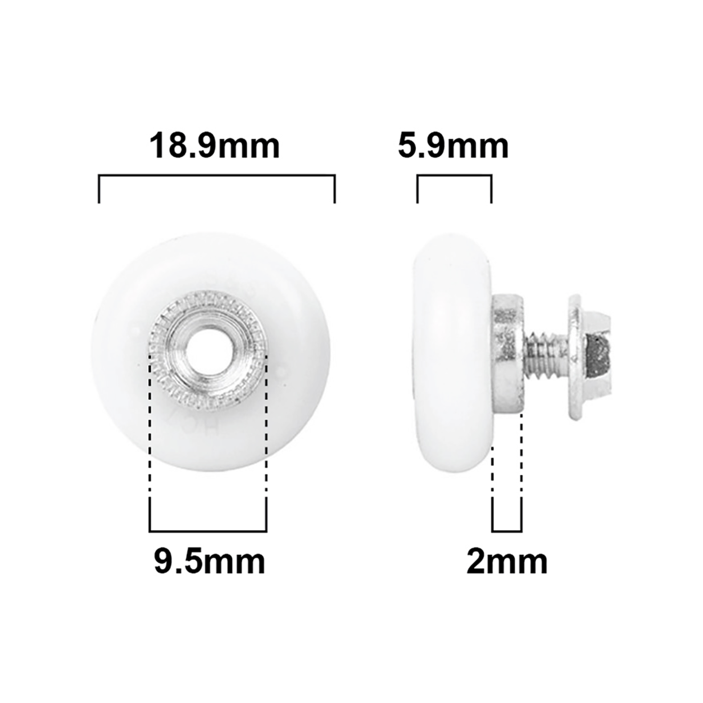 Rolltrak Radial Roller - 19mm