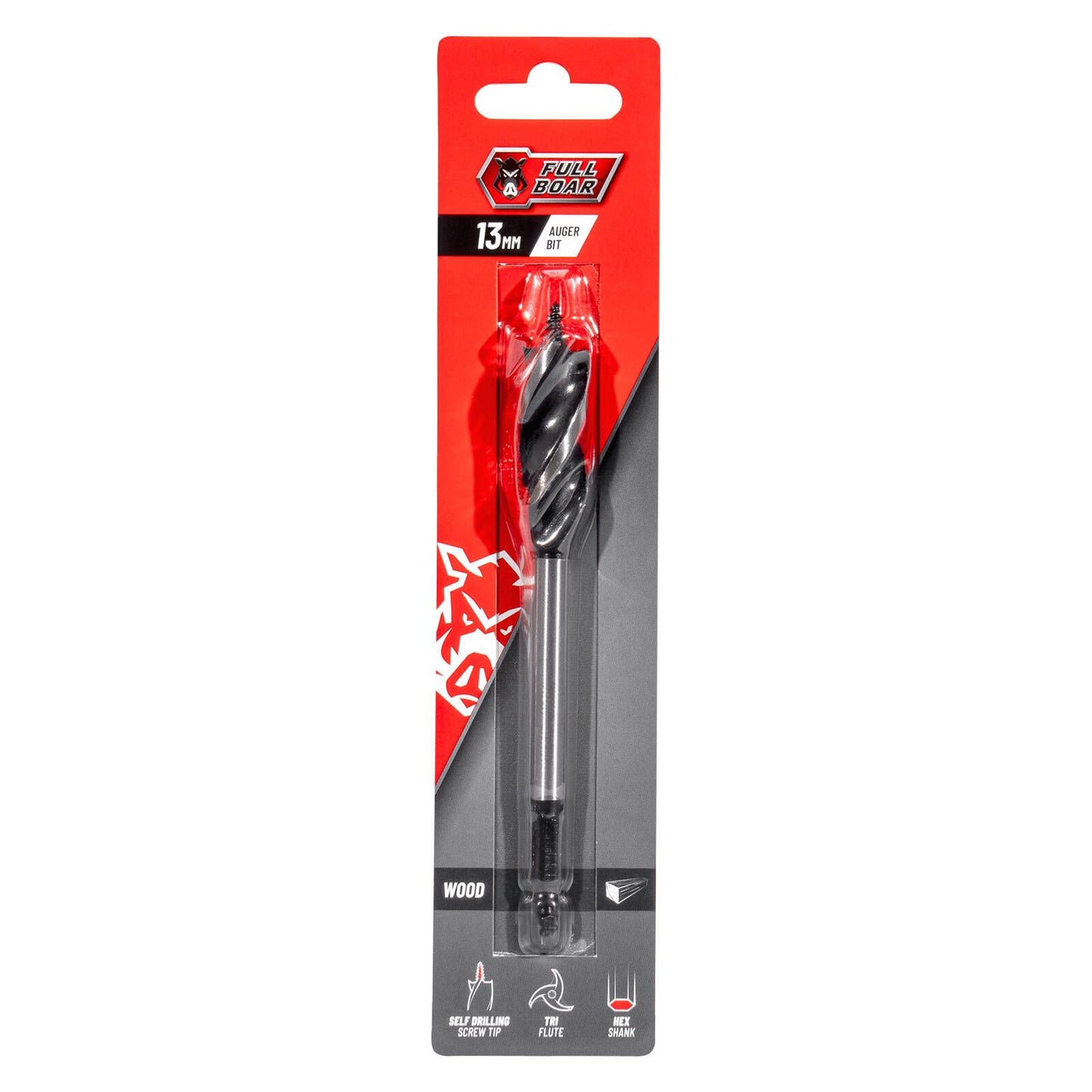 Full Boar Auger Bit - 13mm