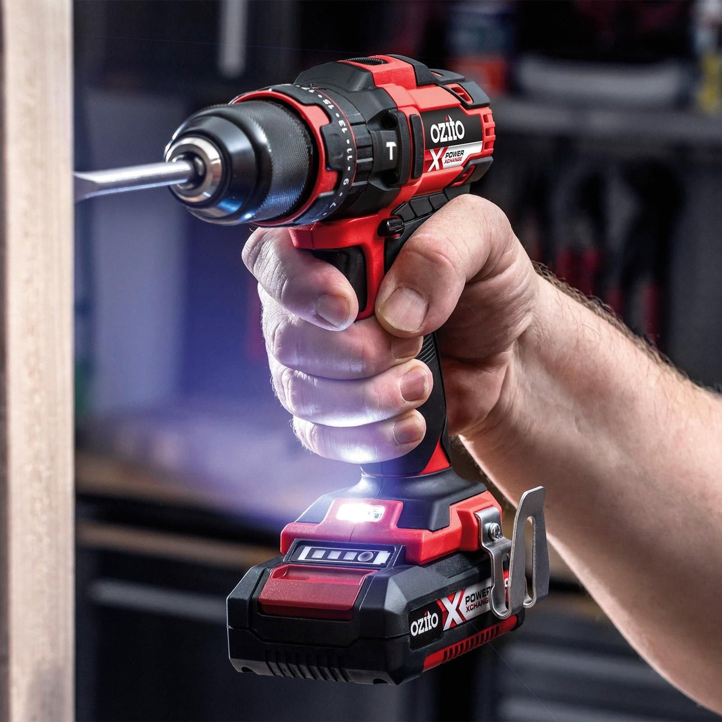 Ozito PXC Hammer Drill - 18V - Skin Only