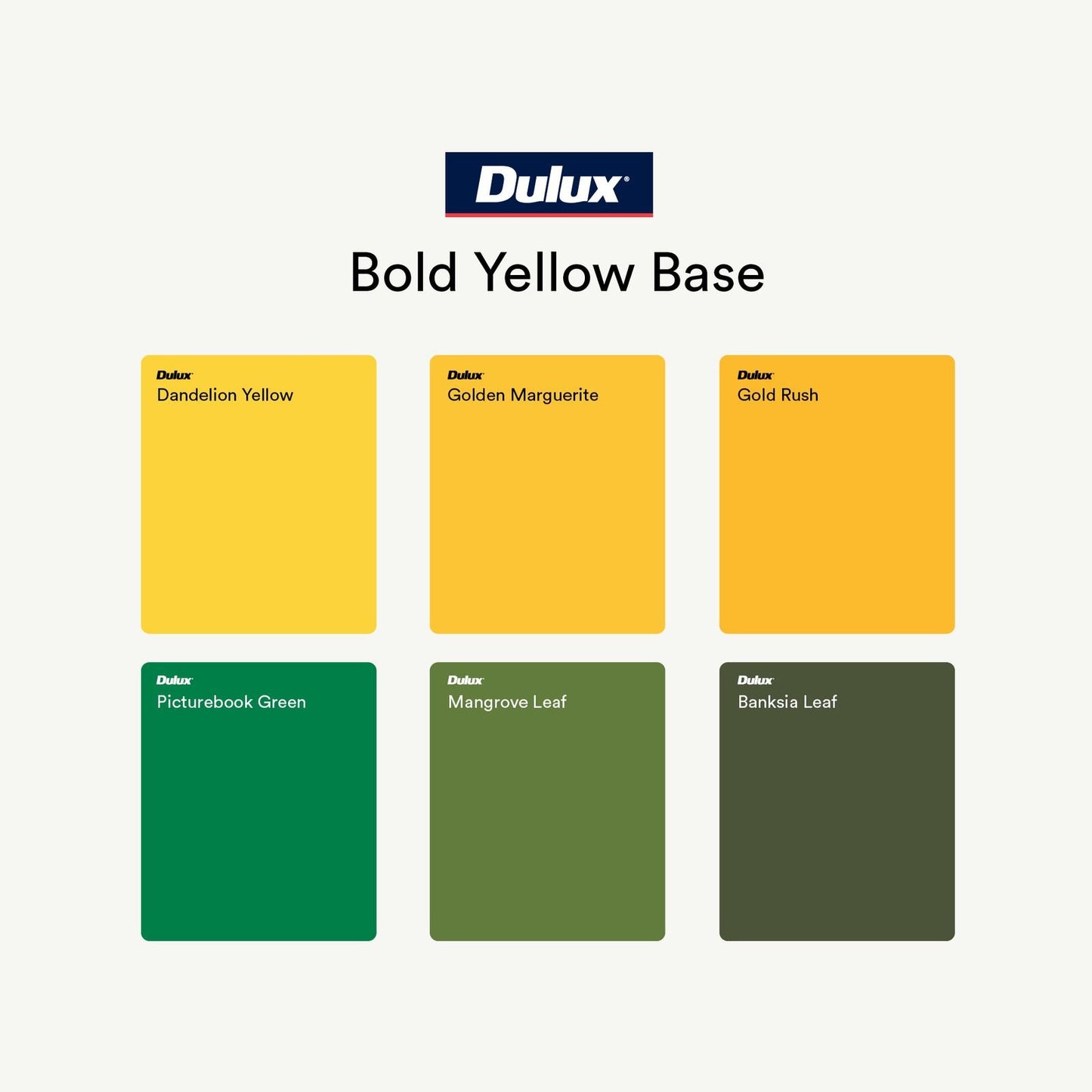 Dulux Weathershield Exterior Paint - 4L - Bold Yellow Low Sheen