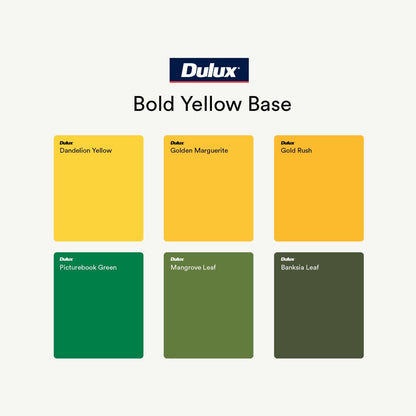 Dulux Weathershield Exterior Paint - 1L - Bold Yellow Low Sheen