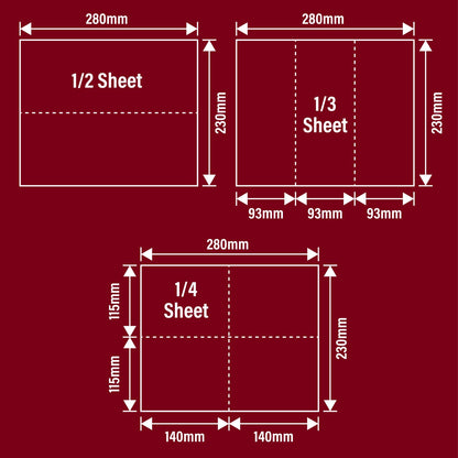 Rocket Wet Dry Sanding Sheets - 230 x 280mm - 6 Pack - 400/600 Grit