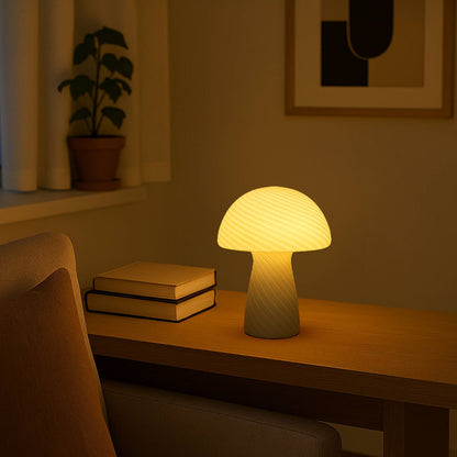 Mirabella White Shanie LED Table Lamp