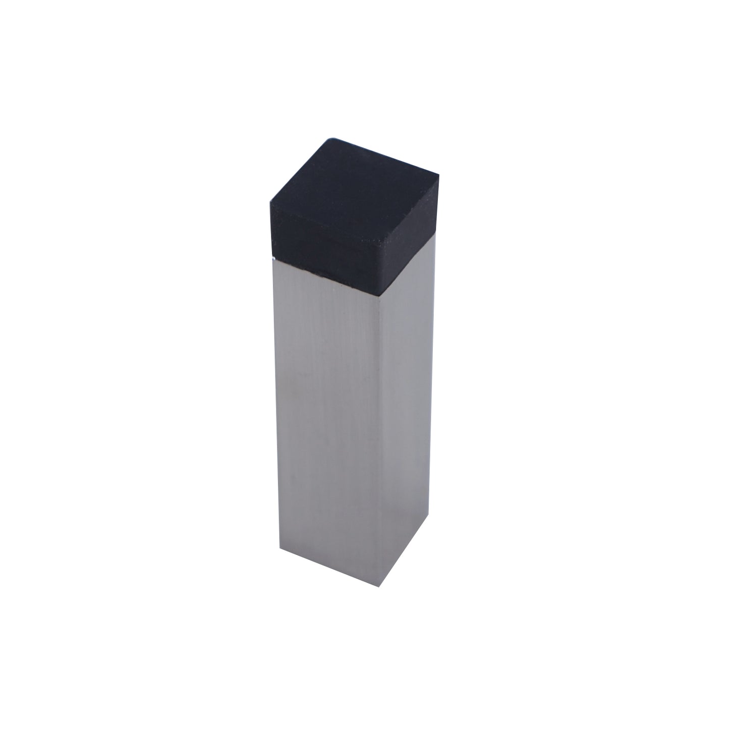 Adoored Satin Chrome Door Stop with Rubber Bumper