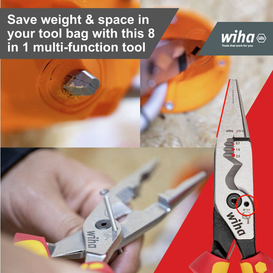 Wiha 8 in 1 Multi Function Pliers
