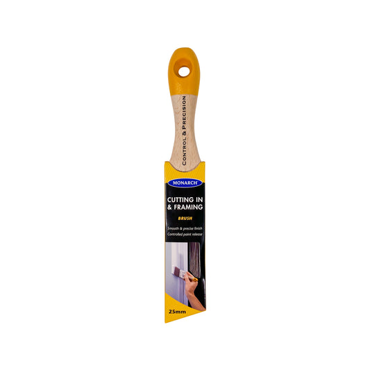 Monarch Cutting In And Framing Synthetic Paint Brush - 25mm