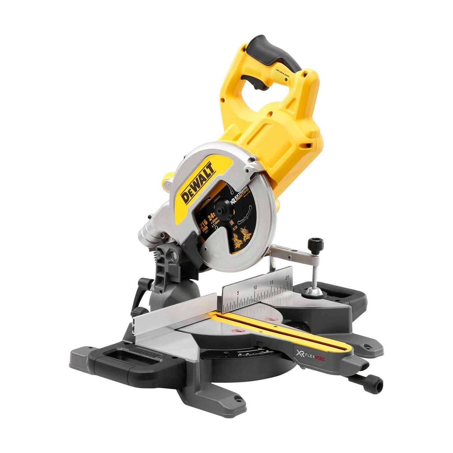 DEWALT XR FLEXVOLT Cordless Mitre Saw - 54V - 216mm - DCS777N-XJ