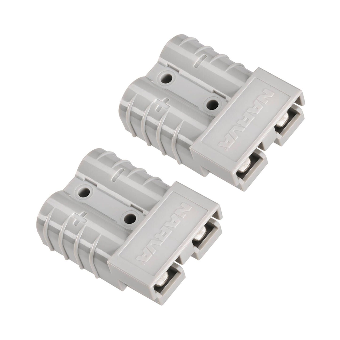 Narva 50A Heavy Duty Connector Housing - Grey - 2 Pack
