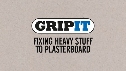 Gripit 25mm Blue Plasterboard Fixing - 4 Pack - Strong - Reusable - Secure