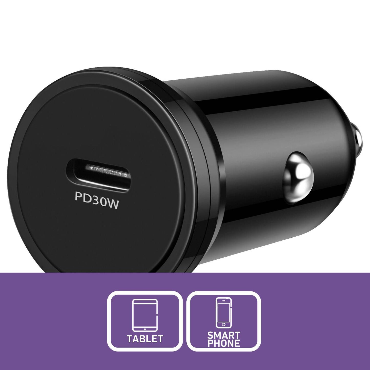 Antsig 30W USB-C Car Charger - 25 x 70mm