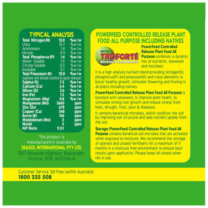 PowerFeed Controlled Release Plant Food - 1kg - All Purpose
