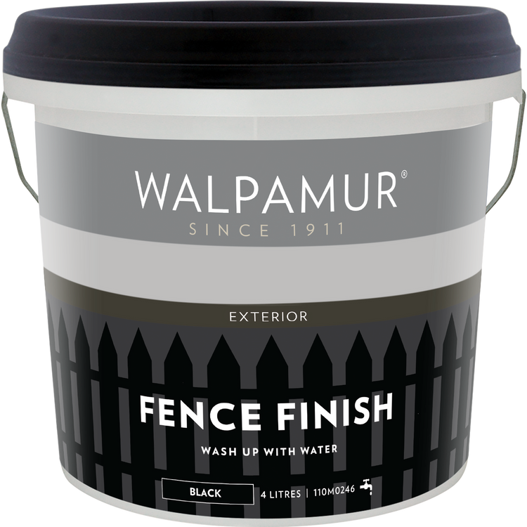 Walpamur Black Fence Finish - 4L