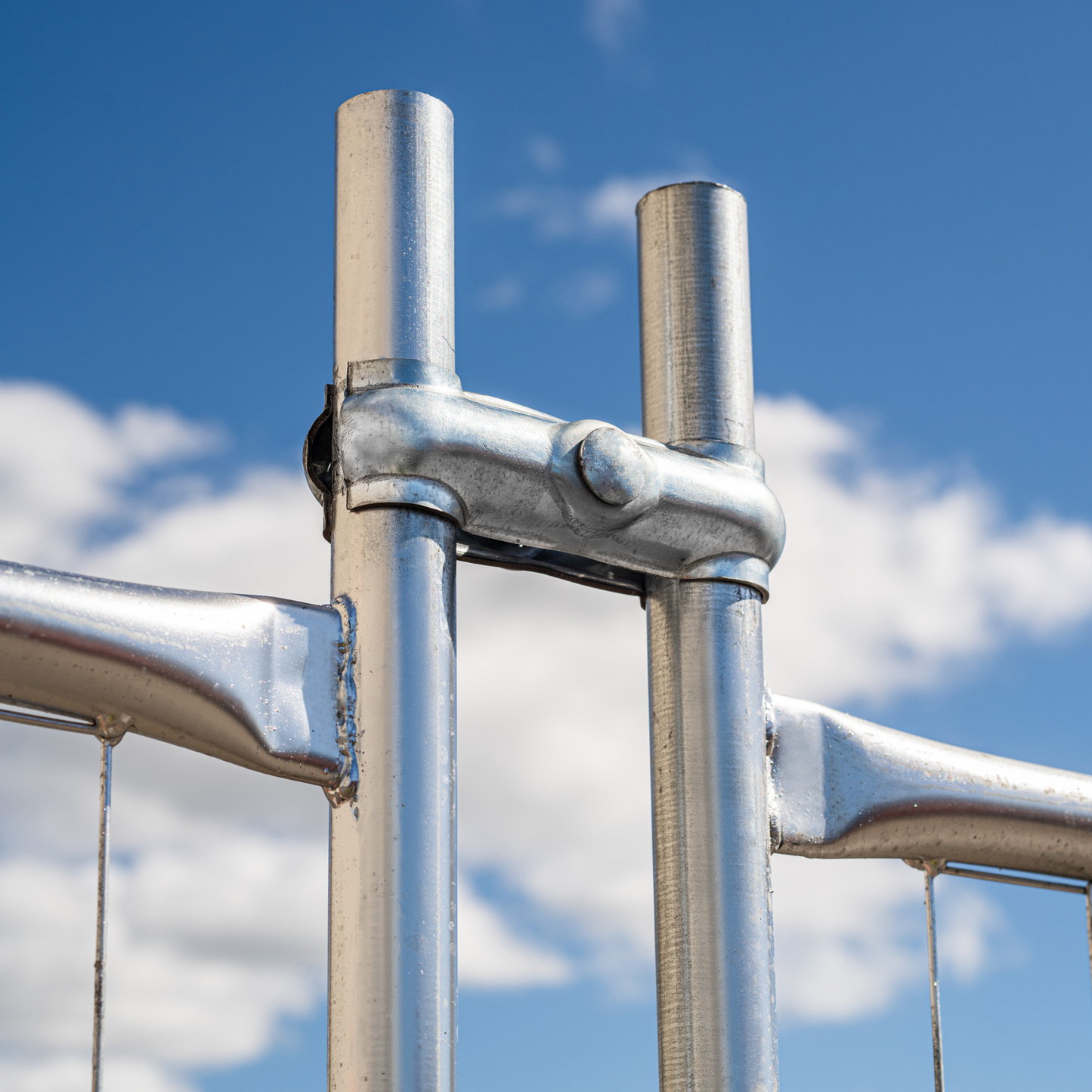 Rapidmesh Galvanised Steel Temporary Fence Clamp - 142 x 75 x 40mm