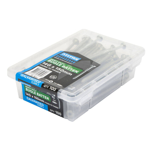Titan Gal Bugle Batten Screw - 14g x 150mm - 100 Pack