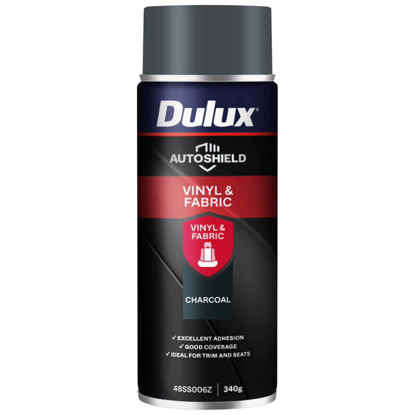 Dulux Autoshield Spray Paint - 340g - Charcoal Vinyl & Fabric