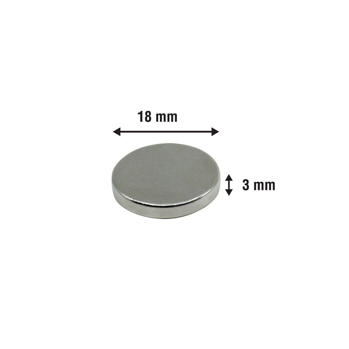 Everhang Rare Earth Disc Magnet 18mm Neodymium 3 Pack Strong