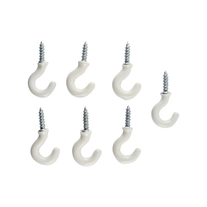 Everhang Cup Hooks - 7mm - PVC - Easy to Install - 7 Pack