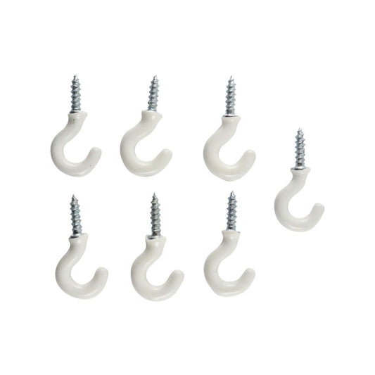 Everhang Cup Hooks - 7mm - PVC - Easy to Install - 7 Pack