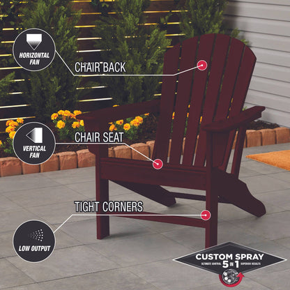 Rust Oleum Custom Spray - 5 in 1 - Satin Heritage Red - 340g