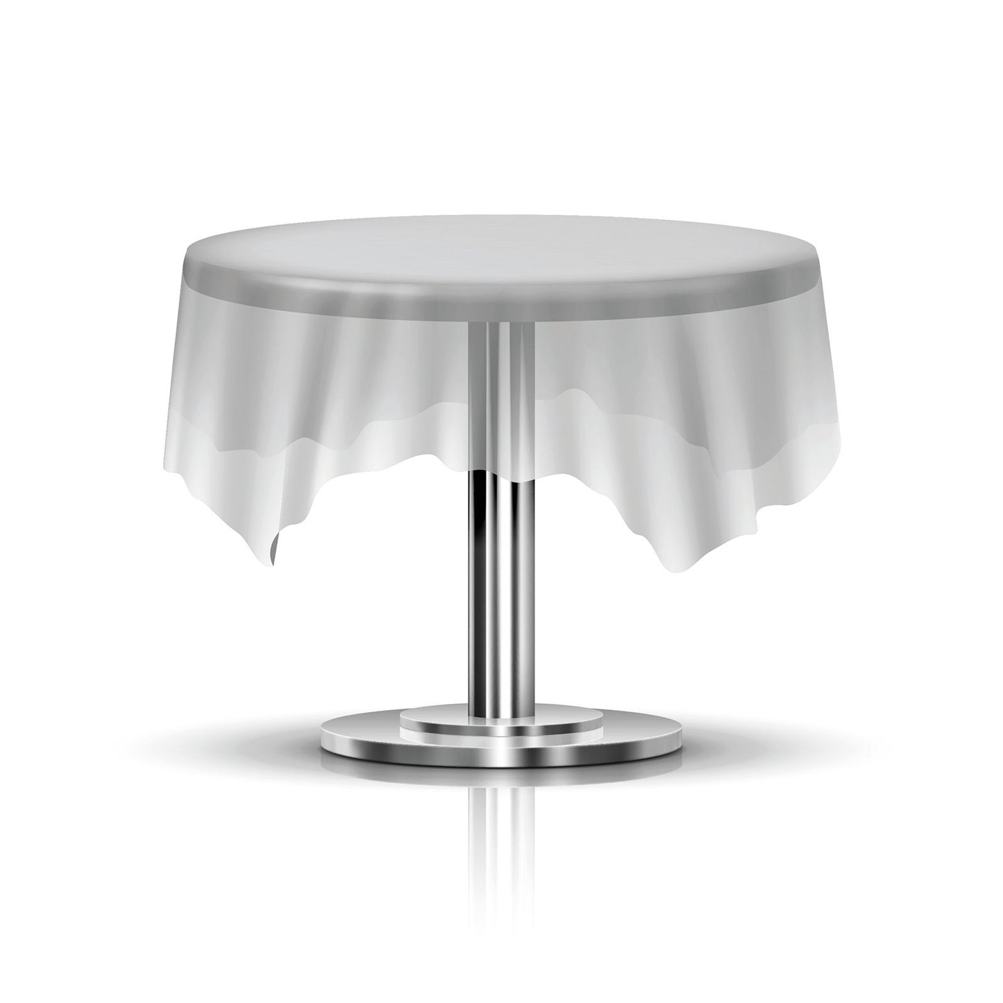 Crystal Clear Vinyl Tablecloth - 1mm - 1370mm