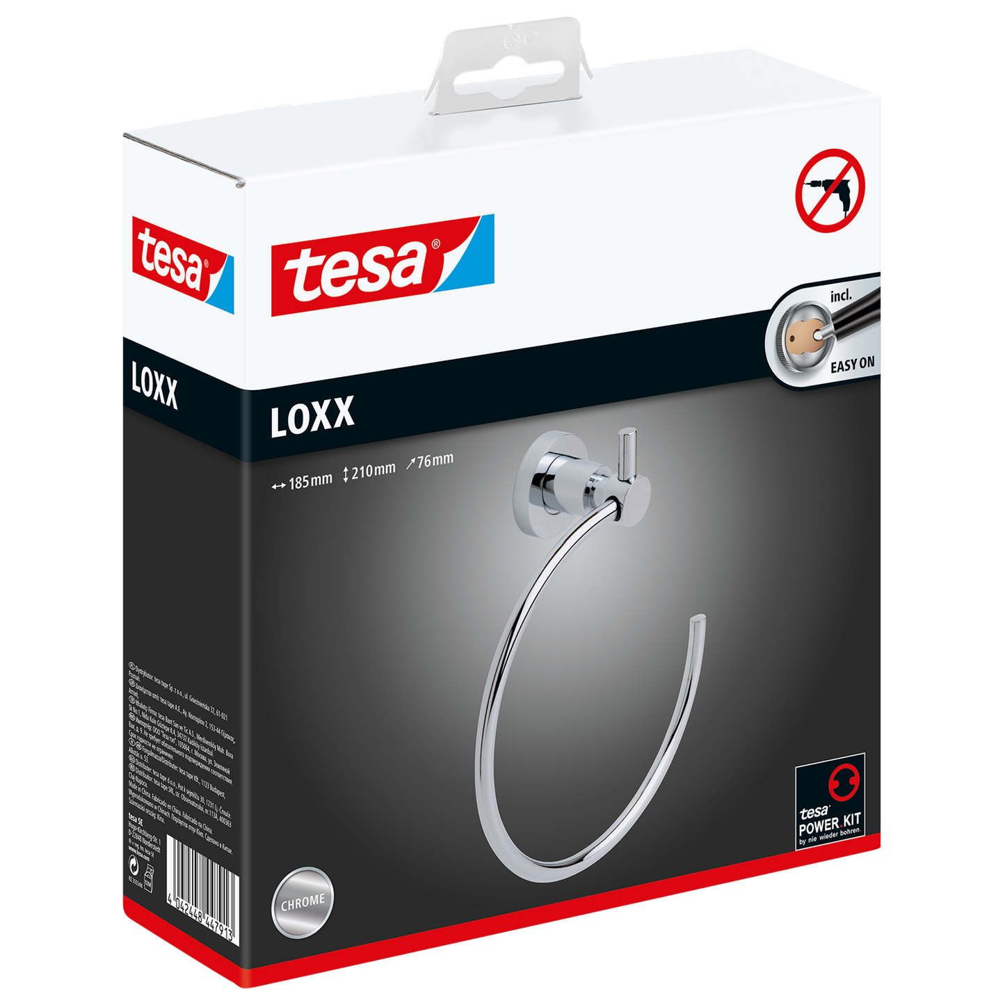 Tesa Loxx Towel Ring - 185 x 205mm