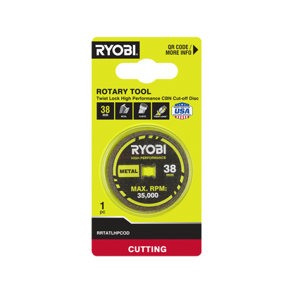 Ryobi CBN Cut-Off Disc - 38mm - 35,000 RPM