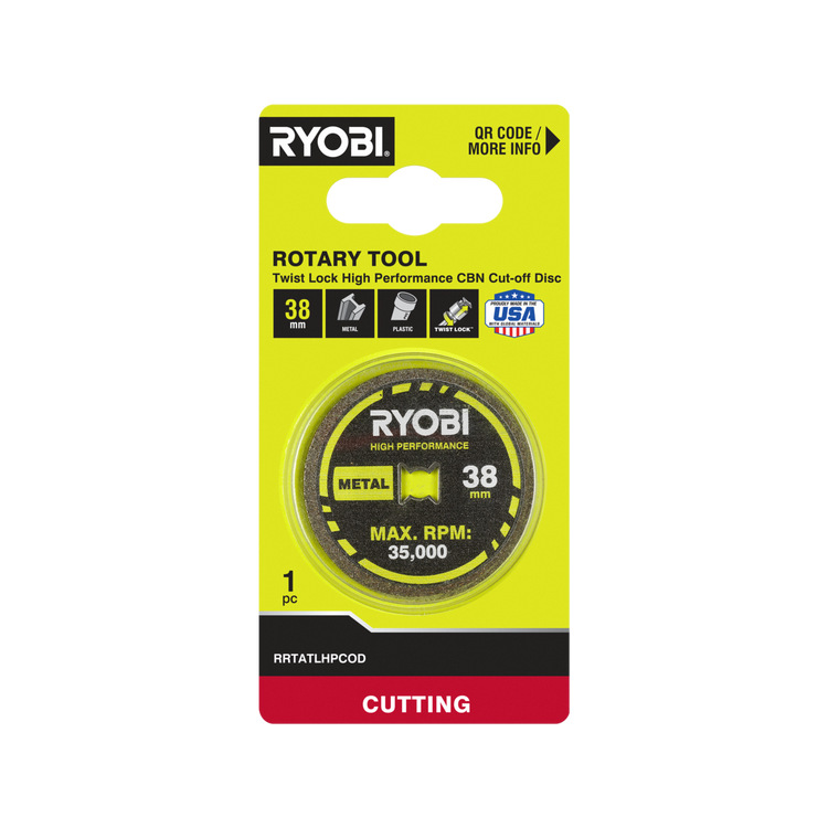 Ryobi 38mm Twist Lock High Performance CBN Cut Off Disc