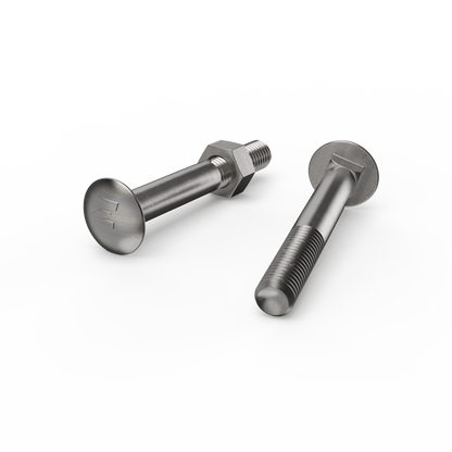 Zenith Stainless Steel 304 Cup Head Bolts & Nuts - M10 x 75mm