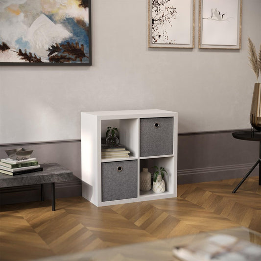 Flexi Storage Clever Cube - 330mm x 370mm - Woven Fabric - Silver