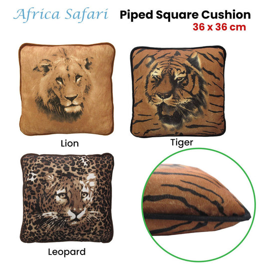 Africa Safari Cushion - 36 x 36cm