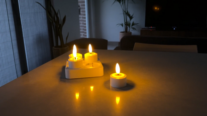 Lytworx Battery Operated Tea Lights - Warm White - 4 Pack
