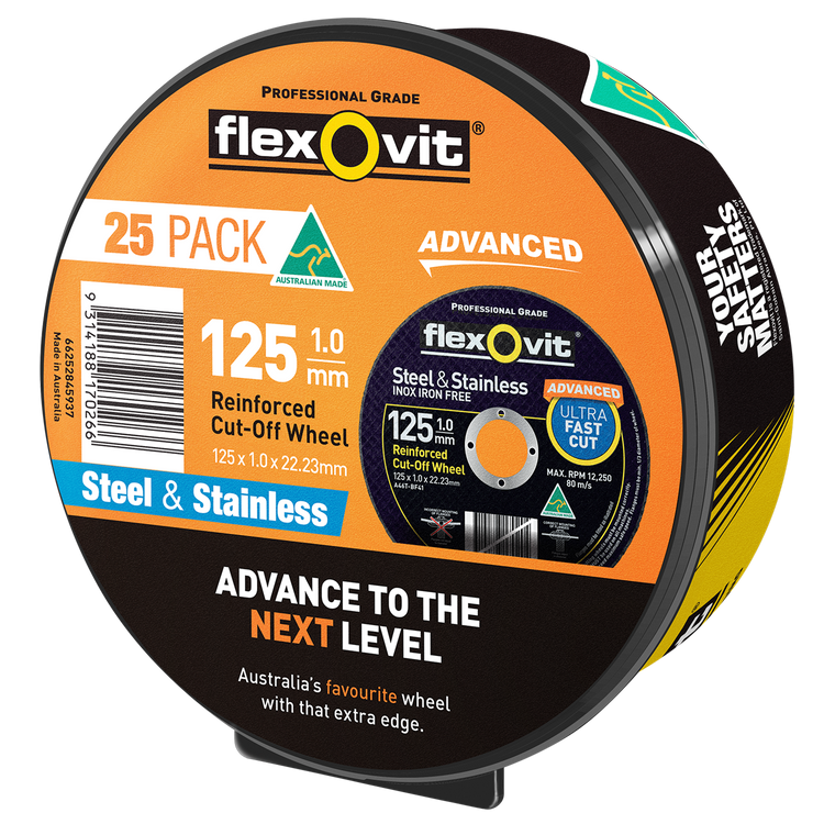 Flexovit Advanced Cut Off Wheel - 125mm - 25 Pack