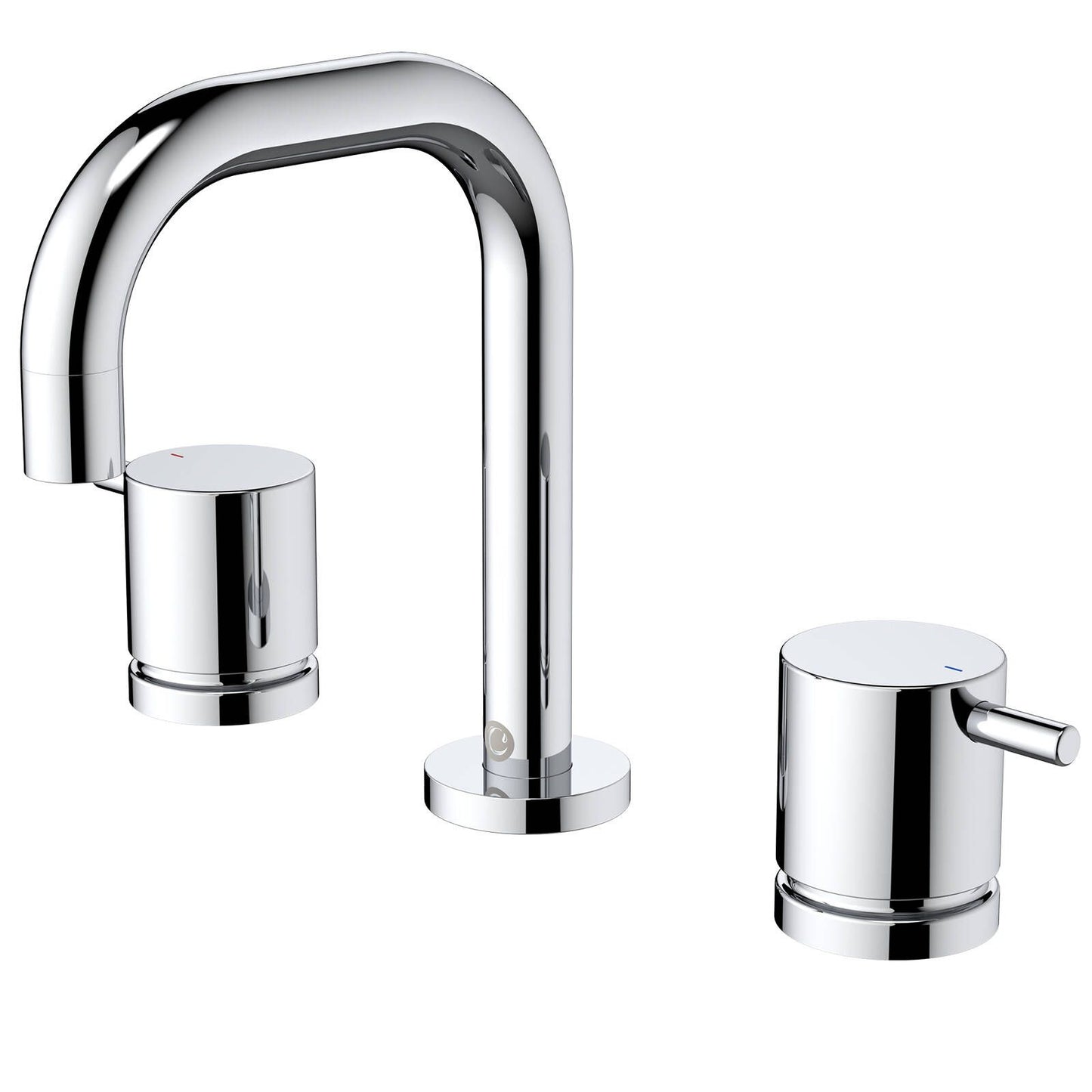 Caroma Chrome Luna Lever Basin Tap Set - 44 x 166mm