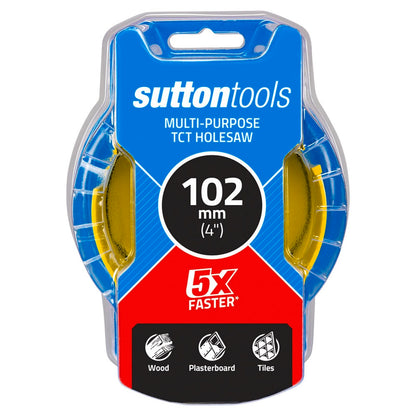 Sutton Tools TCT Multi Purpose Seamless Holesaw - 102mm