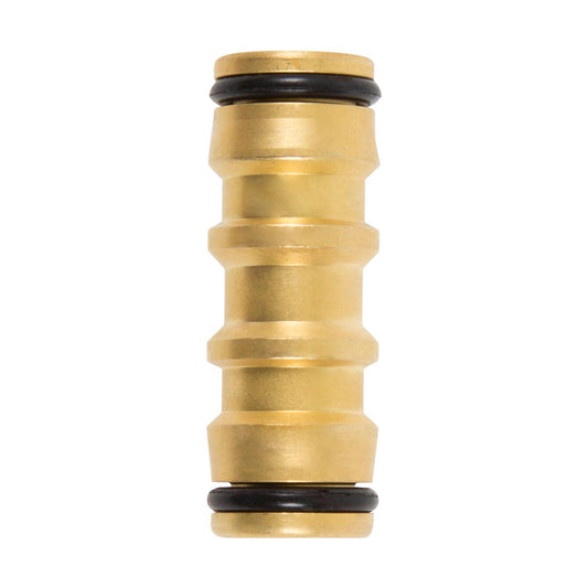 Nylex Brass Hose Connector Coupler - 12mm - 2 Pack