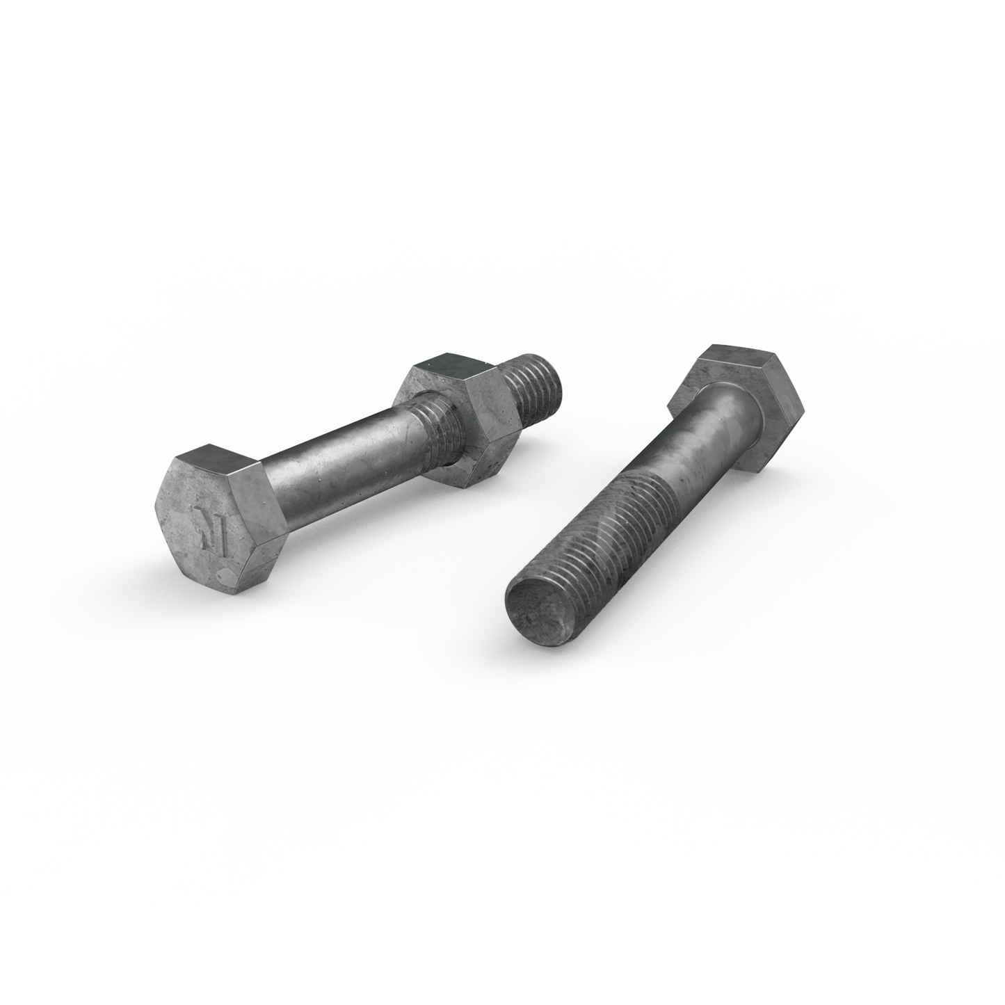 Zenith Hot Dip Galvanised Hex Head Bolts - M10 x 60mm - 25 Pack