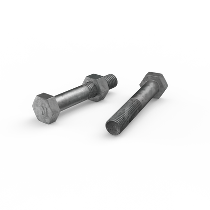 Zenith Hot Dip Galvanised Hex Head Bolts - M10 x 60mm - 25 Pack