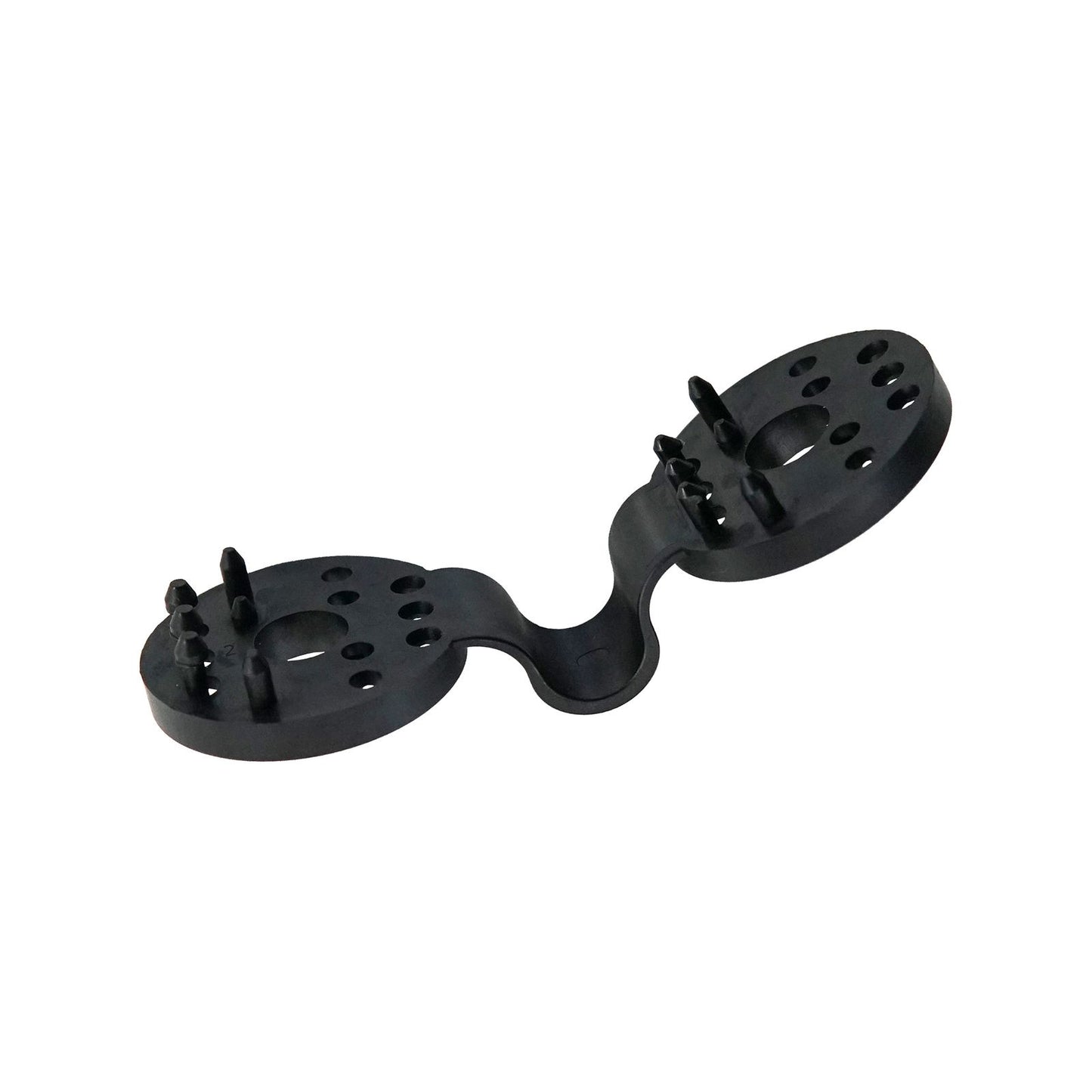 Coolaroo Shade Cloth Round Clips - 12 Pack - 120 x 12mm - Black